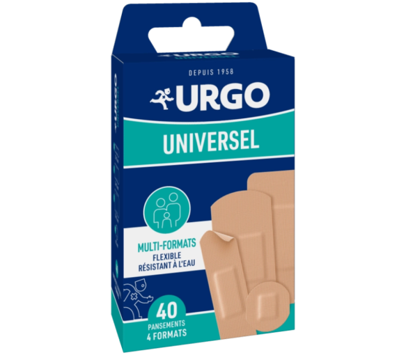Pansements Universel Urgo - boite de 40 pansements de 4 formats - image 2