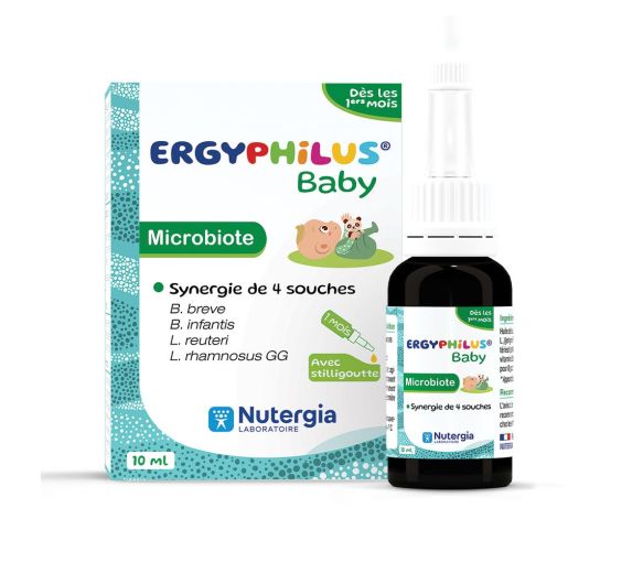 Ergyphilus baby Nutergia - flacon compte-gouttes de 10ml
