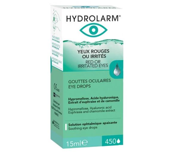 Hydrolarm yeux rouges ou irrités gouttes oculaires Horizane - flacon de 15ml