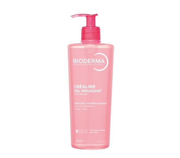 Créaline gel moussant Bioderma - flacon-pompe de 500 ml - image 1