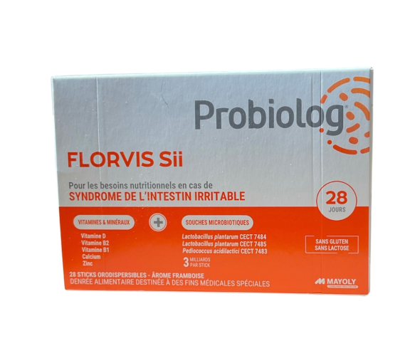 Probiolog Florvis Sii Mayoly Spindler - boite de 28 sticks de poudre orodispersible - image 1