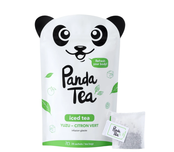Iced tea yuzu citron vert Panda tea - 28 sachets