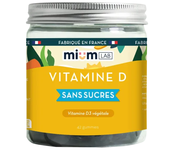 Vitamine D gummies sans sucres Mium Lab - pot de 42 gummies - image 1