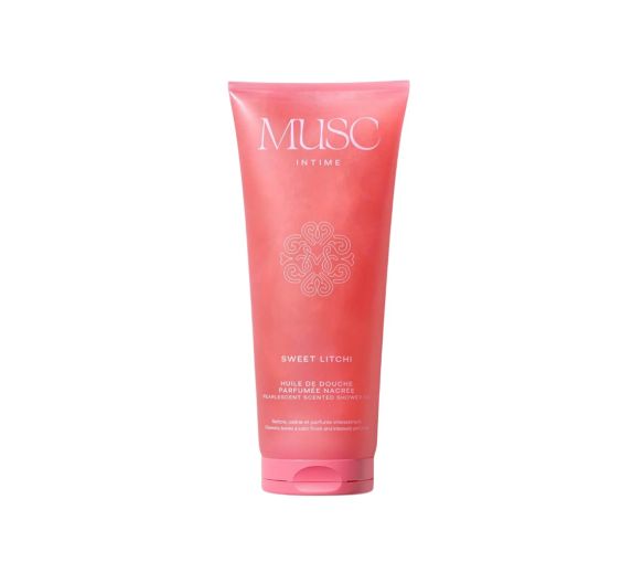 Huile de douche Musc Intime Sweet Litchi – parfumée nacrée, 200 ml - image 1