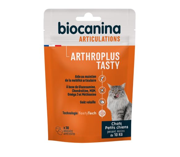 Arthroplus Tasty Chats et très petits chiens Biocanina - sachet de 30 bouchées appétentes - image 1