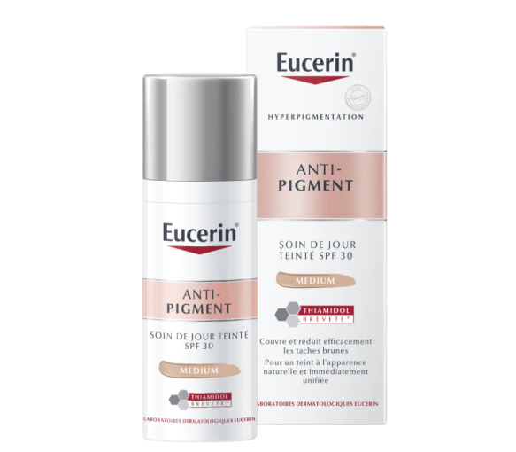 Soin de jour teinté anti-pigment SPF30 Eucerin - flacon pompe de 50 ml - image 1