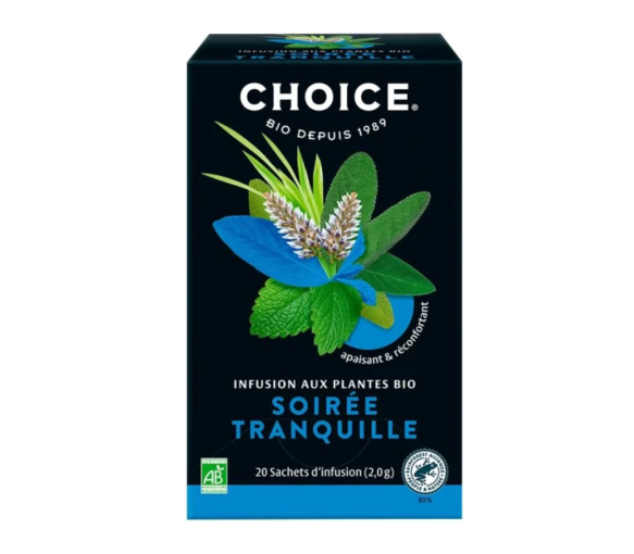 Infusion aux plantes bio soirée tranquille Yogi Tea - boite de 17 sachets