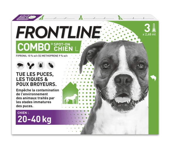 Combo Spot-On chien 20-40 kg Frontline - image 1
