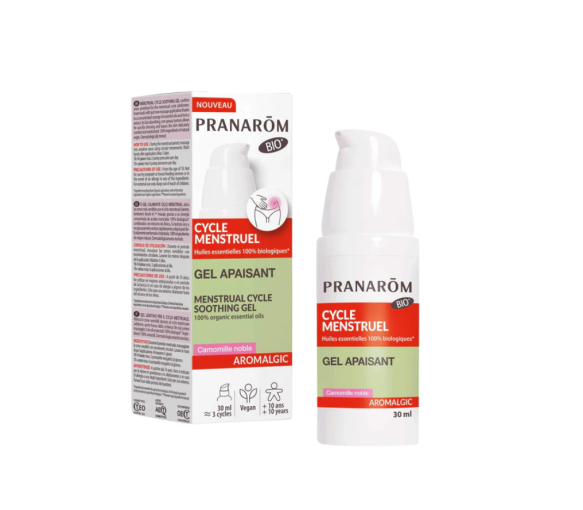 Gel apaisant cycle menstruel bio aromalgic Pranarom - tube de 30ml