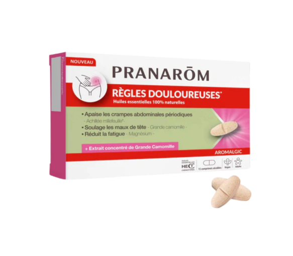 Aromalgic règles douloureuses Pranarom - boîte de 15 comprimés