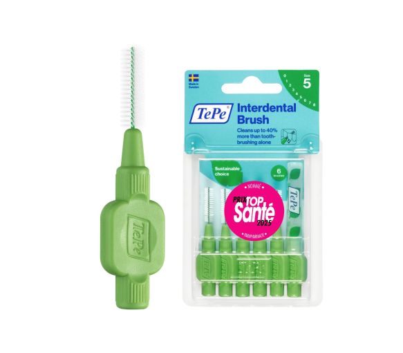 Brossettes interdentaires originales vert taille 5 (0.8mm) TePe - image 1
