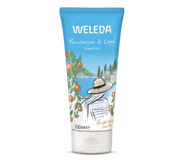 Crème de douche Mandarino di Capri Mandarine ensoleillée Weleda - tube de 200ml