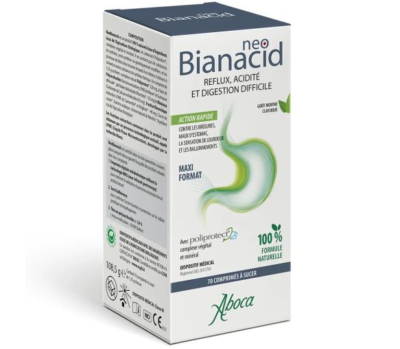 NeoBianacid acidité et reflux goût citron Aboca - image 4