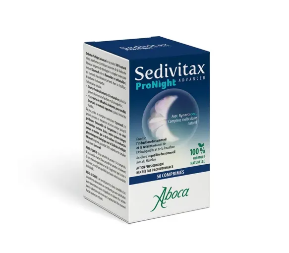Sedivitax pronight advanced Aboca - flacon de 50 comprimés