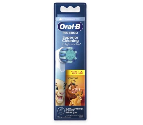 Superior cleaning brossettes roi lion Oral-B - boite de 4 brossettes