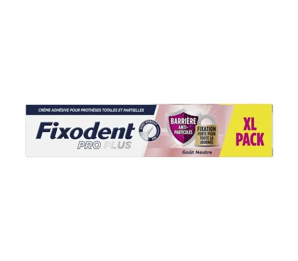 Crème adhésive anti-particules Fixodent Pro Plus - tube de 57g