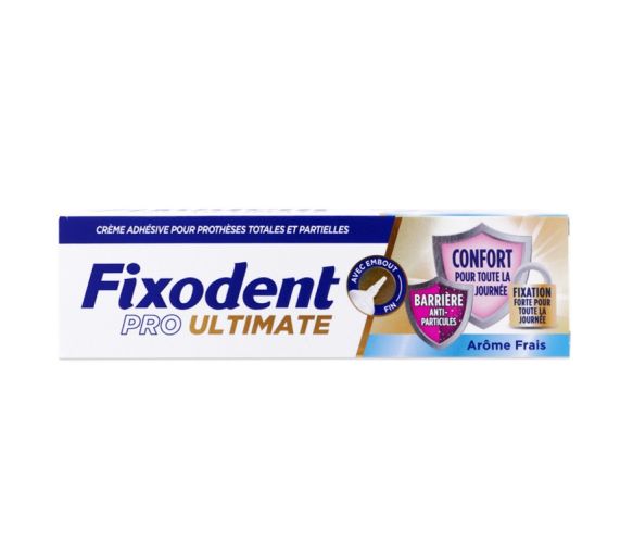 Crème adhésive Fixodent pro ultimate arôme frais - tube de 40g