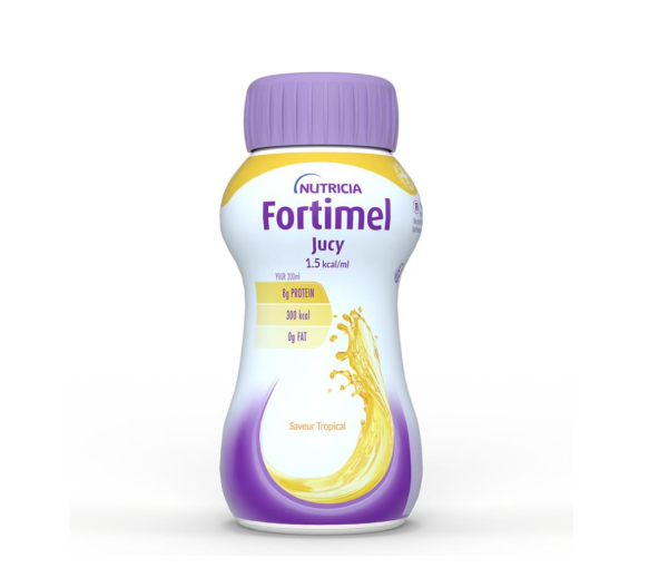 Fortimel jucy 1.5kcal saveur tropical Nutricia - 4 bouteilles de 200ml