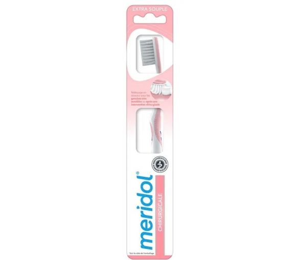 Brosse à dents chirurgicale extra souple Méridol - 1 brosse à dents