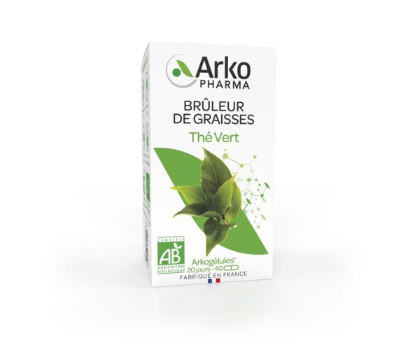 Arkogélules thé vert bio Arkopharma - boîte de 40 gélules - image 1