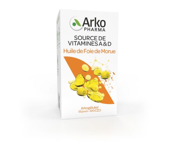 Arkogélules huile de foie de morue Arkopharma - image 1