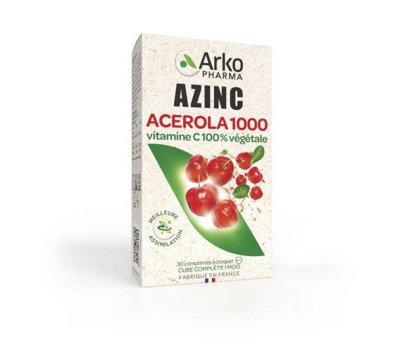 Acerola 1000 Vitamine C Arkopharma - boîte de 30 comprimés - image 1