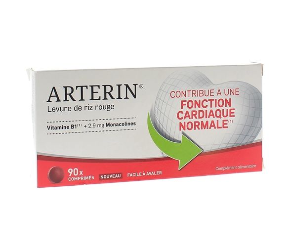 Arterin Levure de riz rouge - boîte de 90 comprimés