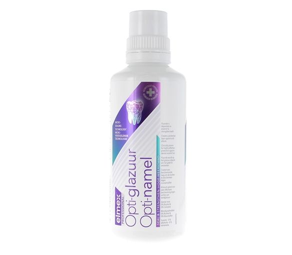 Bain de bouche Opti-émail professionel Elmex - flacon de 400 ml