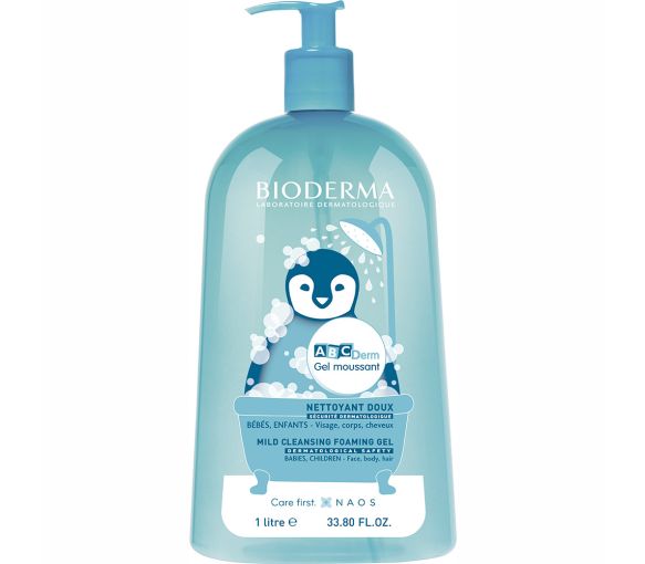 ABCDerm Gel moussant Bioderma - flacon de 1L - image 1