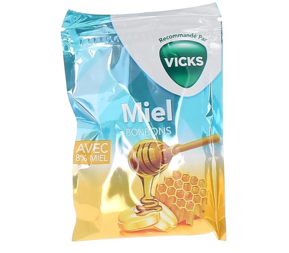Bonbons au miel Vicks - sachet de 72 g