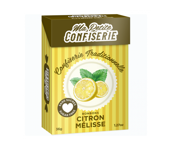 Bonbons citron mélisse Ma petite confiserie - boîte de 36,5 g