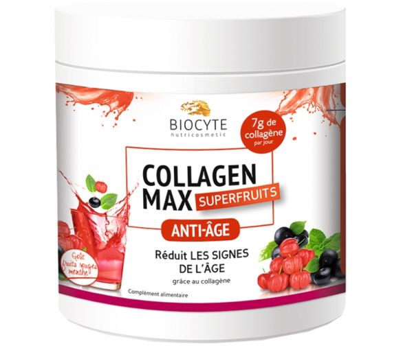 Collagen Max Superfruits Biocyte - pot de 260 g