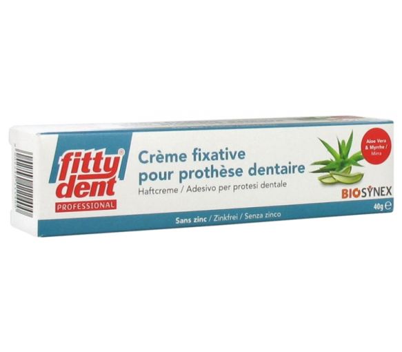Crème fixative pour appareils dentaires Fittydent - tube de 40 g - image 1