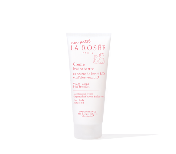 Crème hydratante au beurre de karité et à l'aloe vera La Rosée - tube de 200 ml