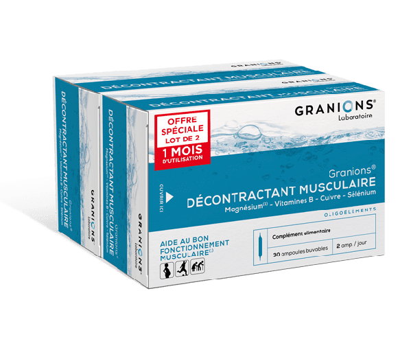 Décontractant musculaire Granions solution buvable en ampoule - image 1