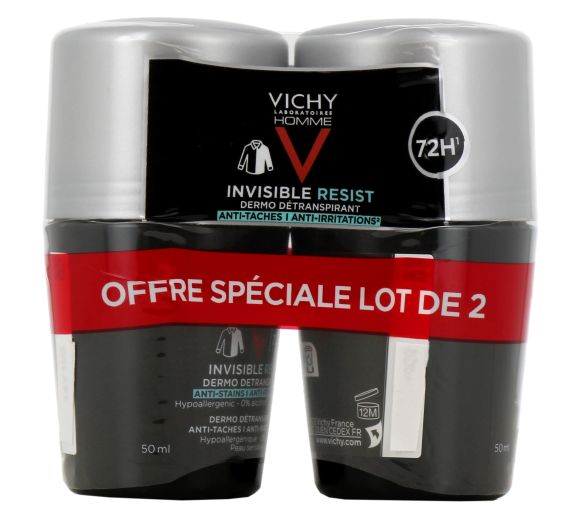 Invisible Resist Déodorant homme dermo détranspirant Vichy - image 3