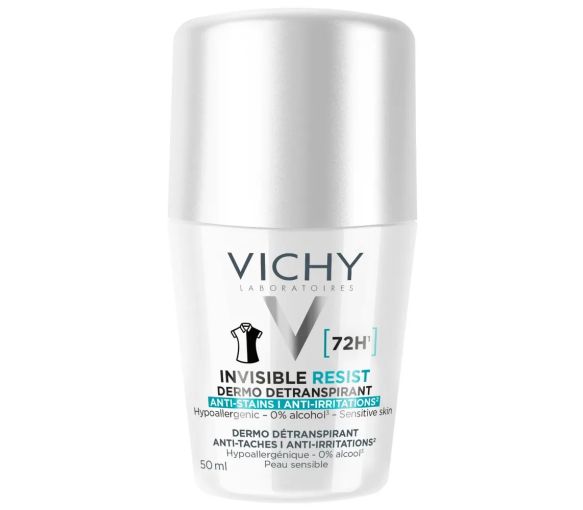 Déodorant invisible résist détranspirant anti-irritations 72h Vichy - image 1