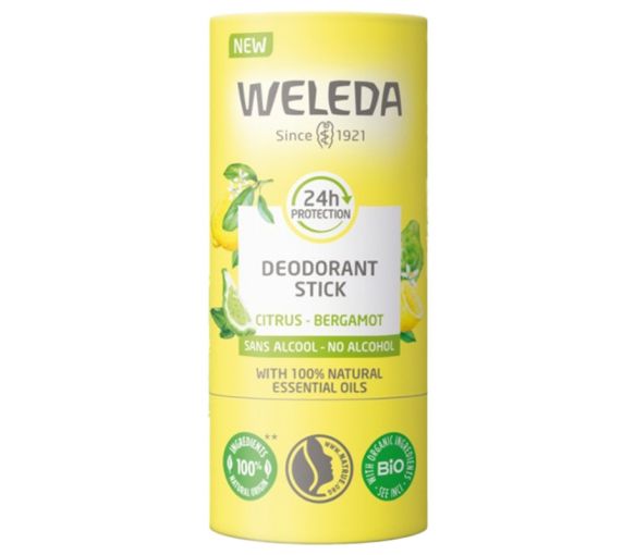 Déodorant stick Citrus Bergamote Weleda - stick de 50 g - image 1