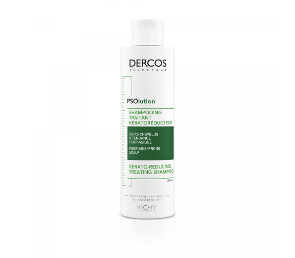 Dercos PSOlution Shampooing traitant kératoréducteur Vichy - flacon de 200ml