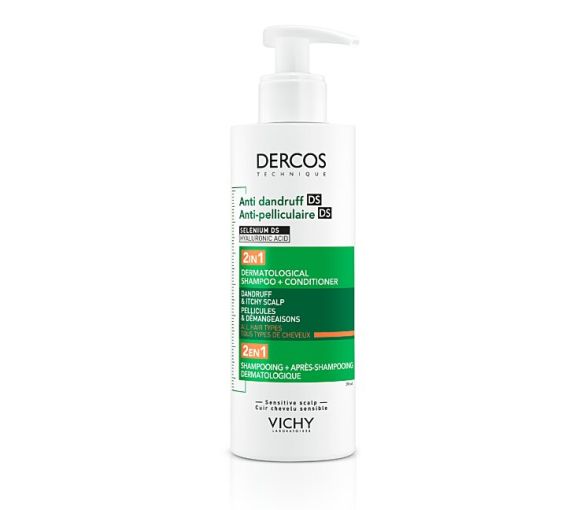 Dercos shampooing antipelliculaire démêlant traitant 2en1 Vichy - image 2