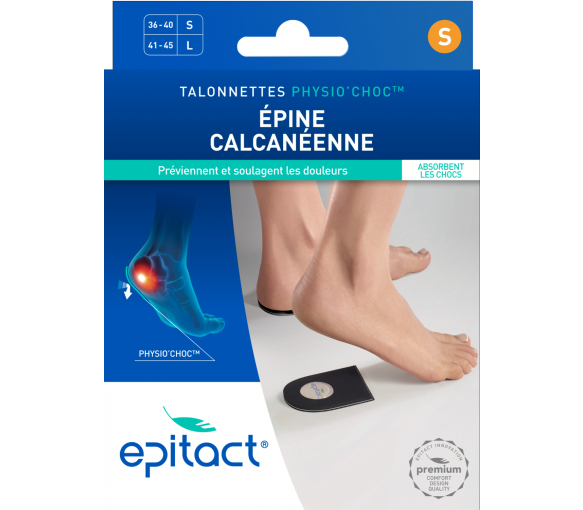 Talonnettes Physio'choc épine calcanéenne taille S Epitact - 1 paire - image 1