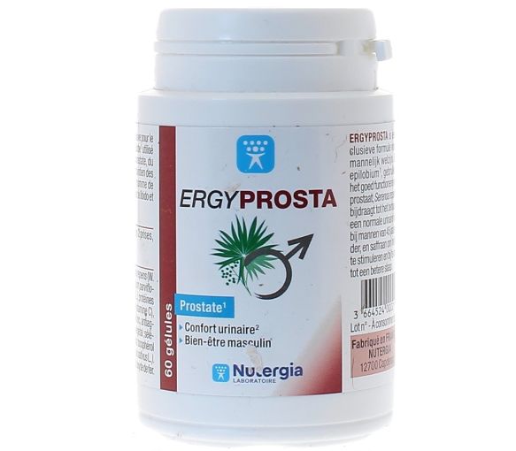 Ergyprosta confort urinaire masculin Nutergia - boite de 60 gélules