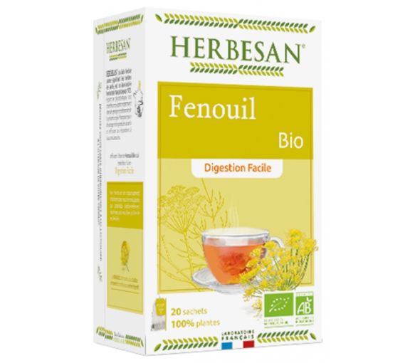 Fenouil digestion facile Herbesan - 20 sachets de 1,5g