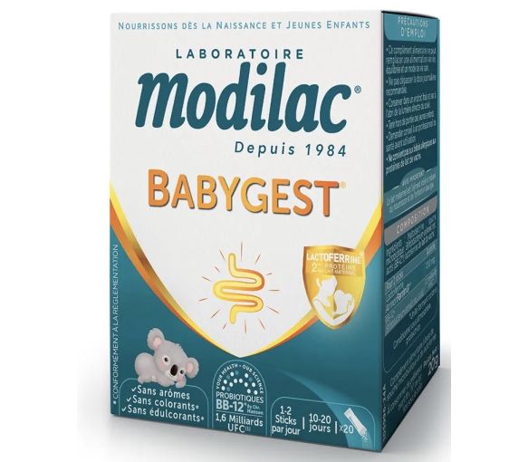 Babygest Modilac - boite de 20 sticks