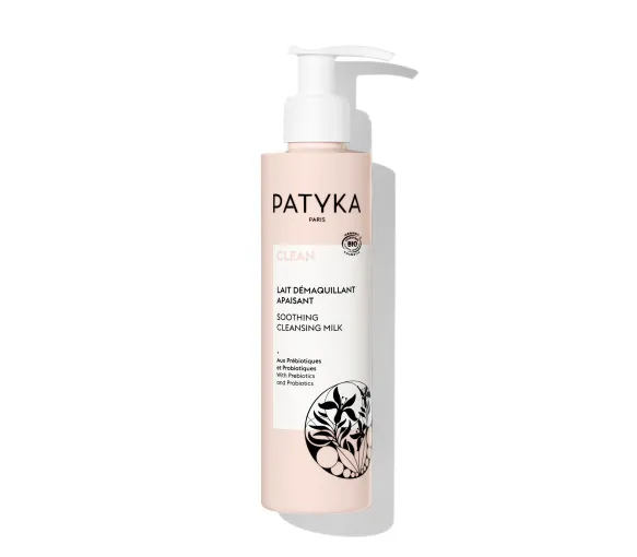 Lait apaisant démaquillant bio Clean Patyka - flacon-pompe de 200ml - image 1