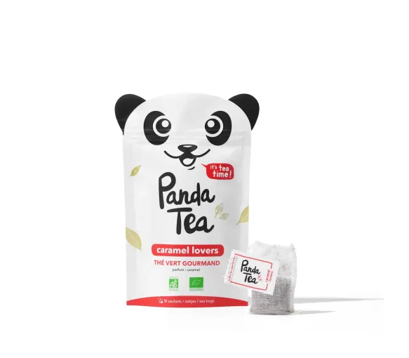 Thé vert gourmand caramel lovers Panda Tea - 18 sachets - image 1