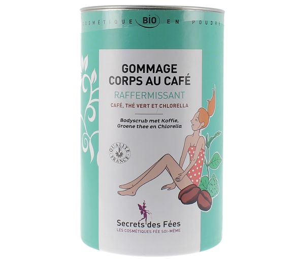Gommage corps au café Raffermissant Secret des fées - Pot de 200 g
