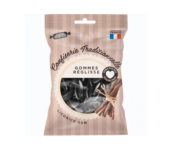 Gommes réglisse sans sucres Ma petite confiserie - sachet de 100g - image 1