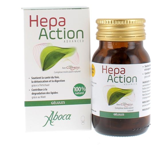 Hepa action advanced Aboca - flacon de 50 gélules