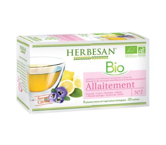 Herbesan Infusion Allaitement BIO - 20 sachets